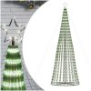 Julgranskon 688 LEDs kallvit 300 cm vidaXL 300 cm – miniatyr 2