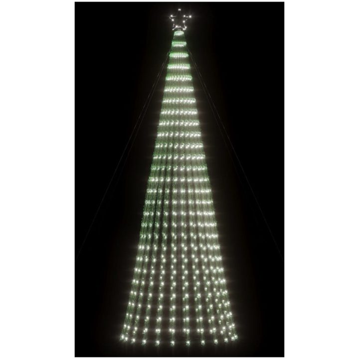 Julgranskon 688 LEDs kallvit 300 cm vidaXL 300 cm – bild 3