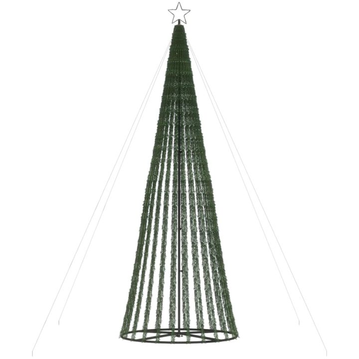Julgranskon 688 LEDs kallvit 300 cm vidaXL 300 cm – bild 5