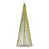 Julgranskon 688 LEDs varmvit vidaXL 300 cm – miniatyr 4
