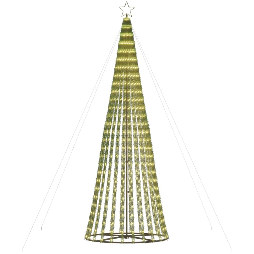 Julgranskon 688 LEDs varmvit vidaXL 300 cm – bild 4