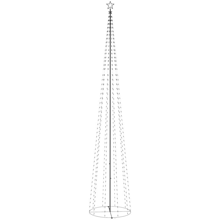 Julgranskon 752 blå LEDs 160x500 cm vidaXL 500 x 160 cm – bild 5