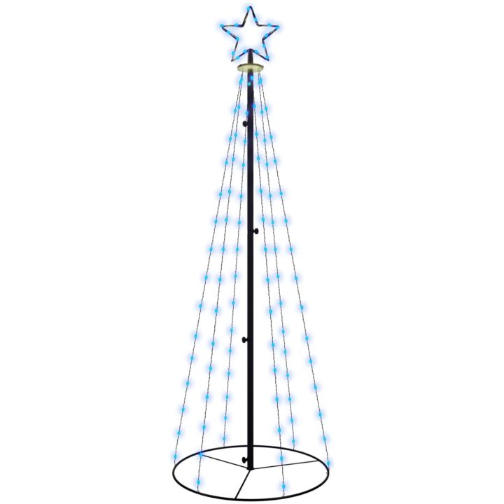 Julgranskon blå 108 LEDs 70x180 cm vidaXL 180 x 70 cm – bild 2