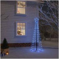 Julgranskon blå 108 LEDs 70x180 cm vidaXL