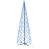 Julgranskon blå 1400 LEDs 160x500 cm vidaXL 500 x 160 cm – miniatyr 2