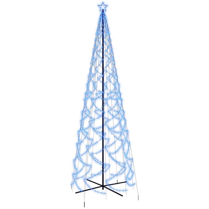 Julgranskon blå 1400 LEDs 160x500 cm vidaXL 500 x 160 cm – bild 2