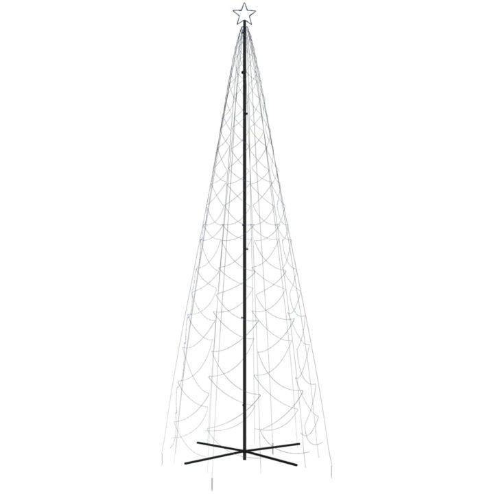 Julgranskon blå 1400 LEDs 160x500 cm vidaXL 500 x 160 cm – bild 3