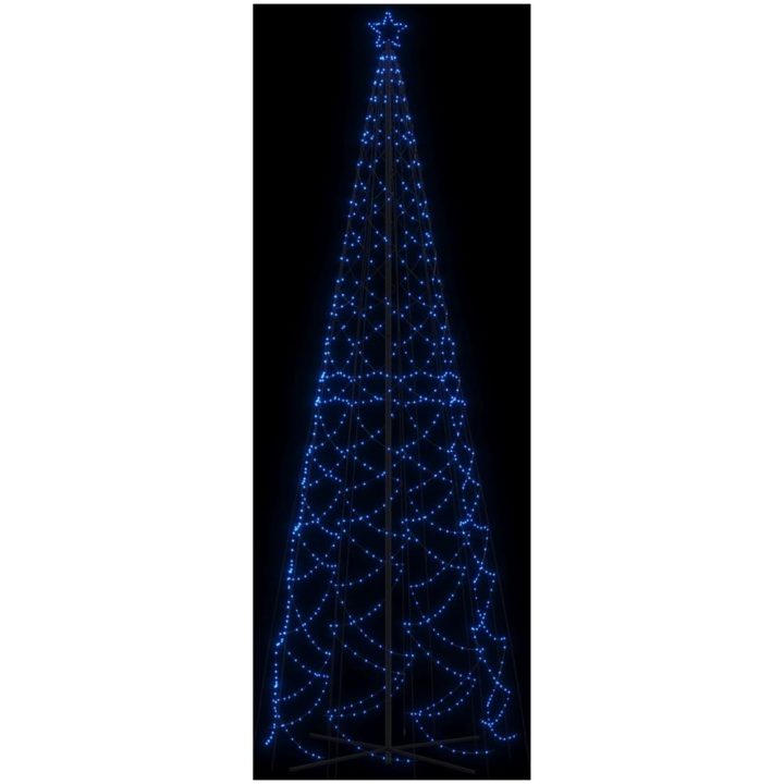 Julgranskon blå 1400 LEDs 160x500 cm vidaXL 500 x 160 cm – bild 4