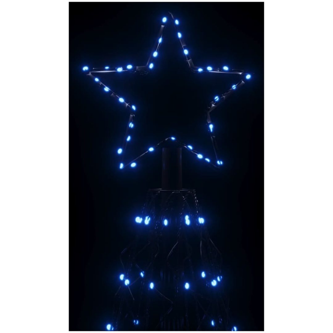 Julgranskon blå 1400 LEDs 160x500 cm vidaXL 500 x 160 cm – bild 5