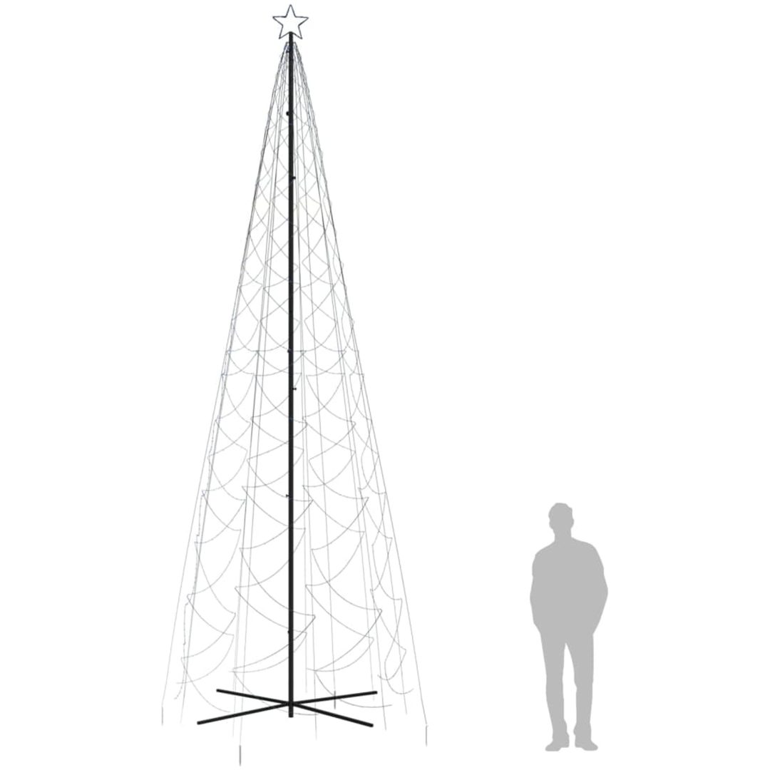 Julgranskon blå 1400 LEDs 160x500 cm vidaXL 500 x 160 cm – bild 9