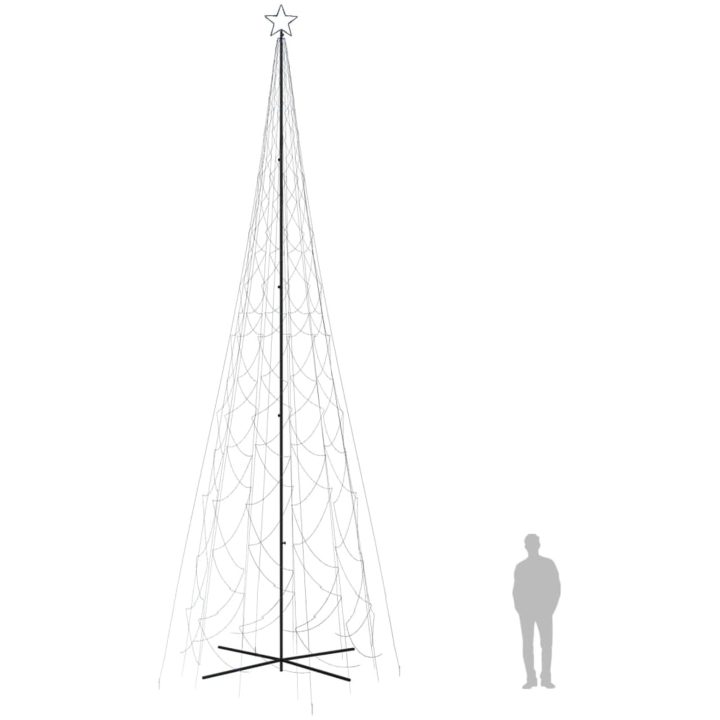 Julgranskon blå 3000 LEDs 230x800 cm vidaXL 800 x 230 cm – bild 9