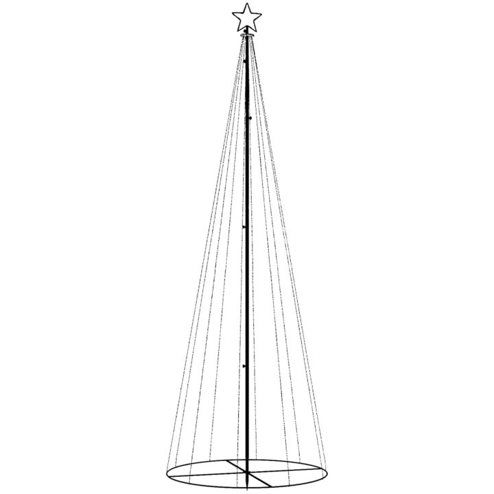 Julgranskon blå 310 LEDs 100x300 cm vidaXL 300 x 100 cm – bild 3