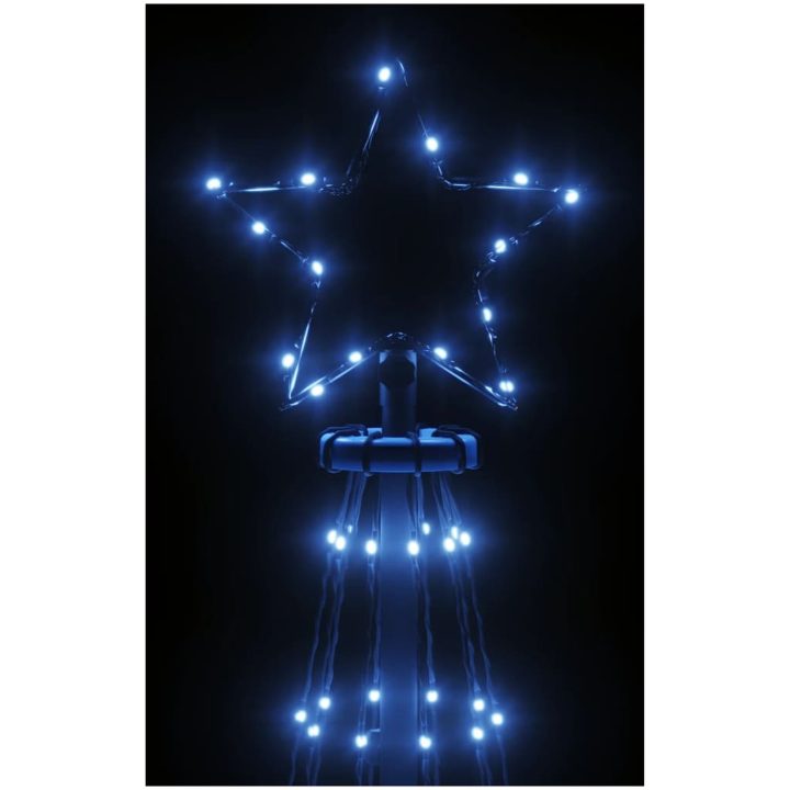 Julgranskon blå 310 LEDs 100x300 cm vidaXL 300 x 100 cm – bild 5