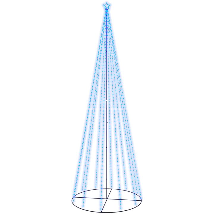 Julgranskon blå 732 LEDs 160x500 cm vidaXL 500 x 160 cm – bild 2