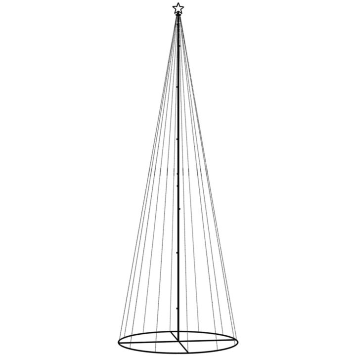 Julgranskon blå 732 LEDs 160x500 cm vidaXL 500 x 160 cm – bild 3