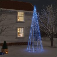 Julgranskon blå 732 LEDs 160x500 cm vidaXL