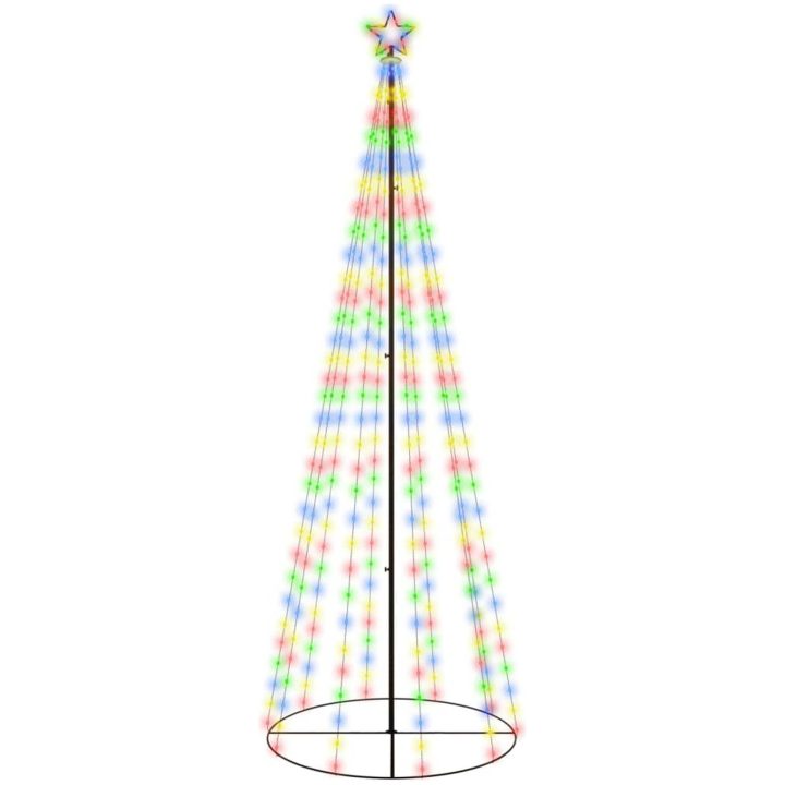 Julgranskon färgglad 310 LEDs 100x300 cm vidaXL 300 x 100 cm – bild 2