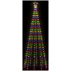 Julgranskon färgglad 310 LEDs 100x300 cm vidaXL 300 x 100 cm – miniatyr 4