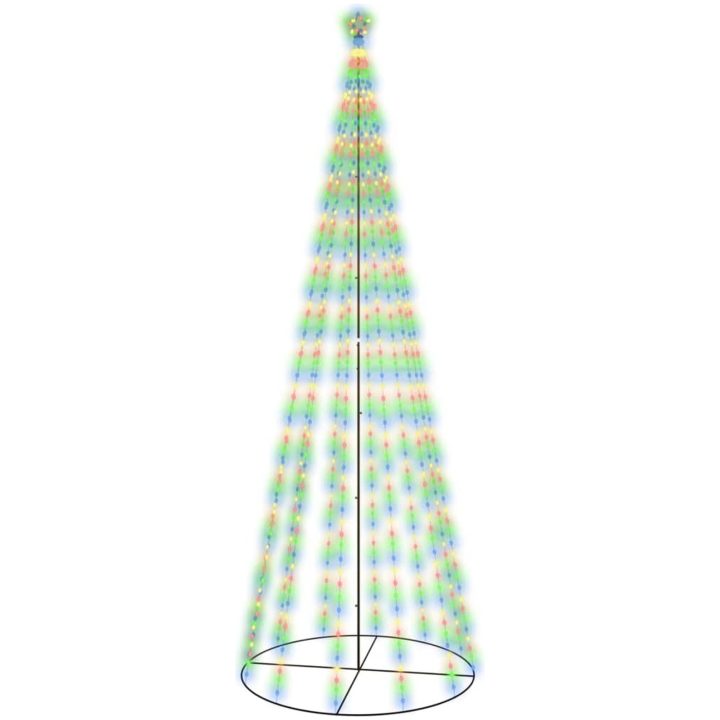 Julgranskon färgglad 732 LEDs 160x500 cm vidaXL 500 x 160 cm – bild 2