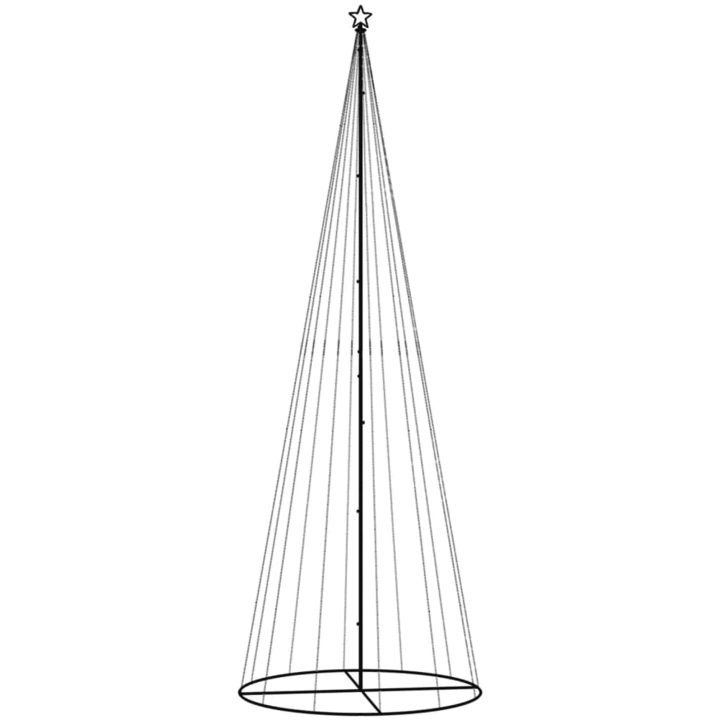 Julgranskon färgglad 732 LEDs 160x500 cm vidaXL 500 x 160 cm – bild 3
