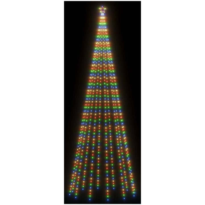 Julgranskon färgglad 732 LEDs 160x500 cm vidaXL 500 x 160 cm – bild 4
