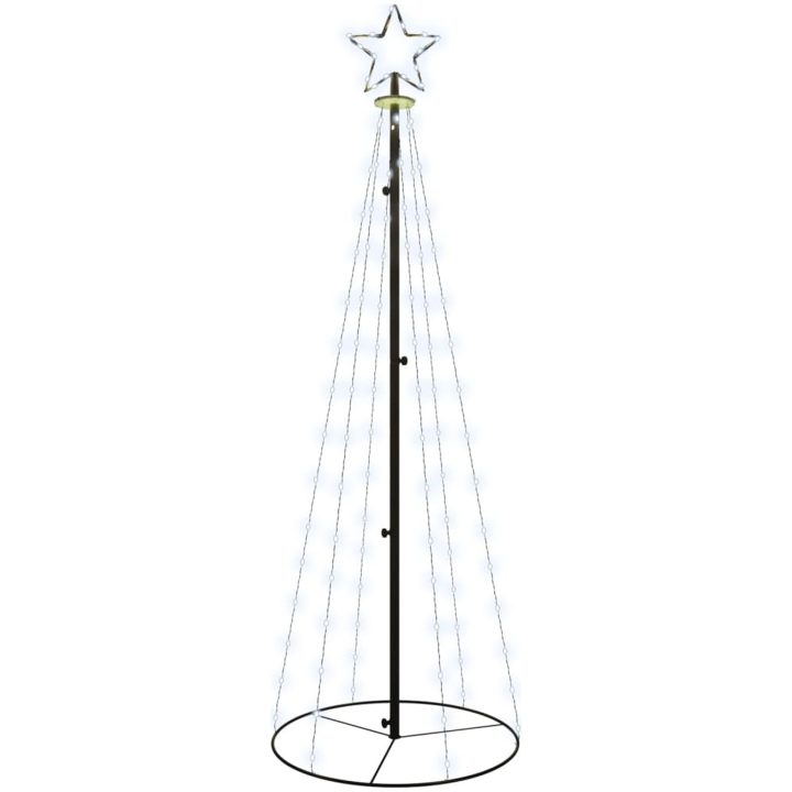 Julgranskon kallvit 108 LEDs 70x180 cm vidaXL 180 x 70 cm – bild 2