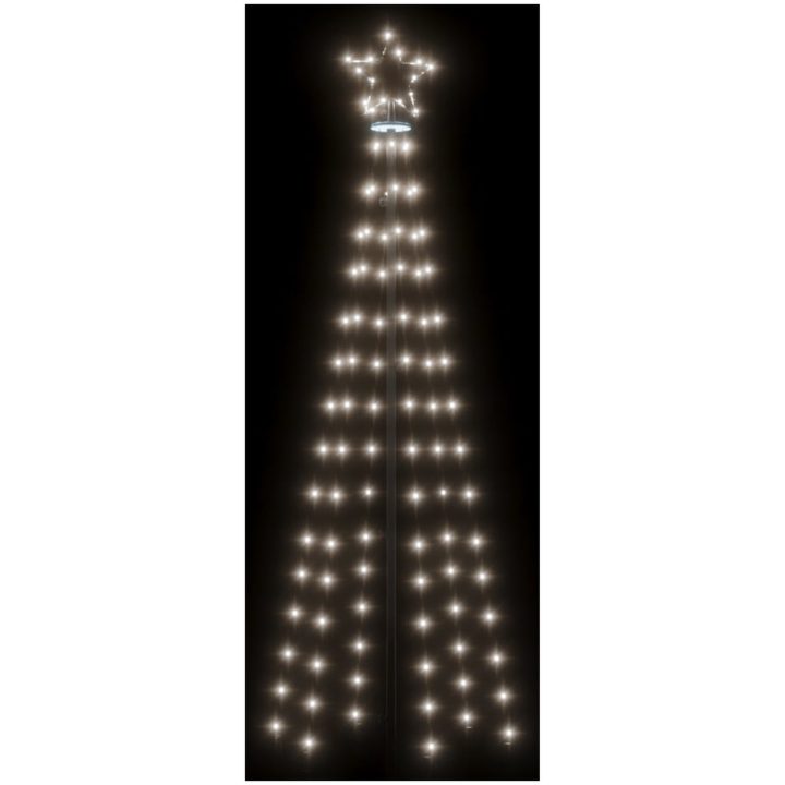 Julgranskon kallvit 108 LEDs 70x180 cm vidaXL 180 x 70 cm – bild 4