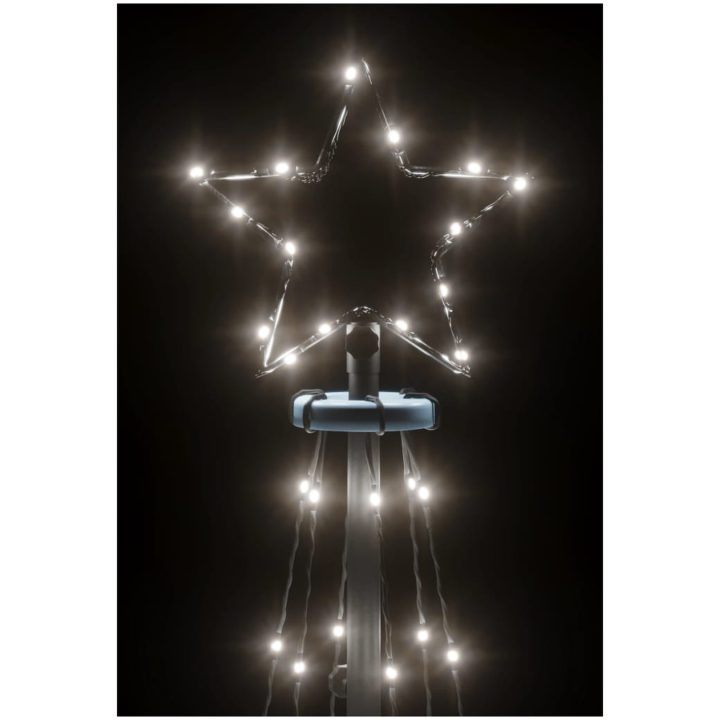 Julgranskon kallvit 108 LEDs 70x180 cm vidaXL 180 x 70 cm – bild 5