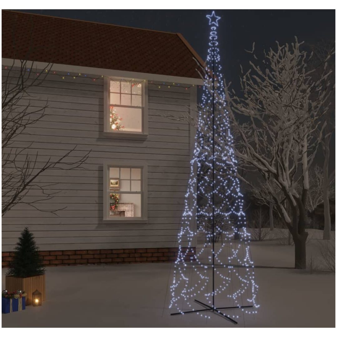 Julgranskon kallvit 3000 LEDs 230x800 cm vidaXL 800 x 230 cm