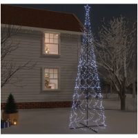 Julgranskon kallvit 3000 LEDs 230x800 cm vidaXL