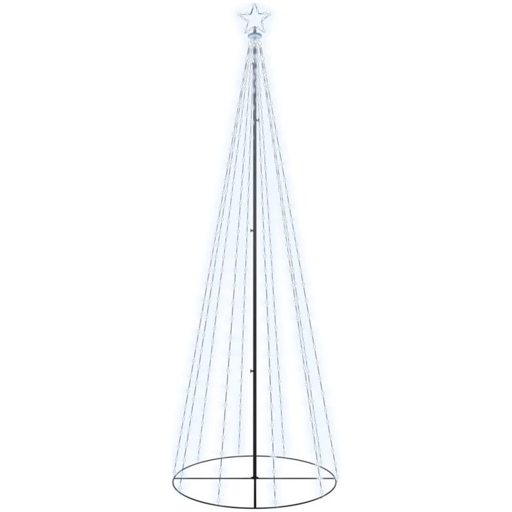 Julgranskon kallvit 310 LEDs 100x300 cm vidaXL 300 x 100 cm – bild 2