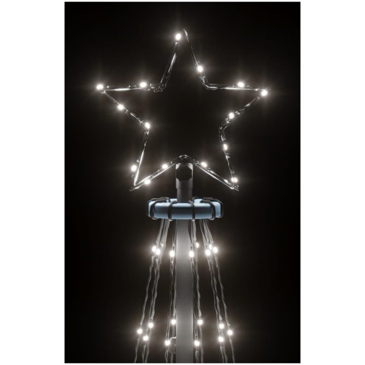 Julgranskon kallvit 310 LEDs 100x300 cm vidaXL 300 x 100 cm – bild 5