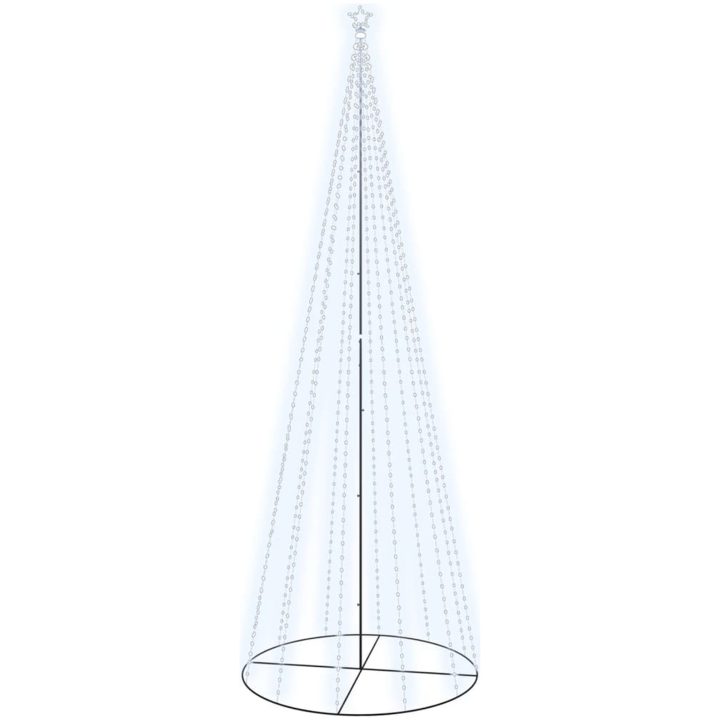 Julgranskon kallvit 732 LEDs 160x500 cm vidaXL 500 x 160 cm – bild 2