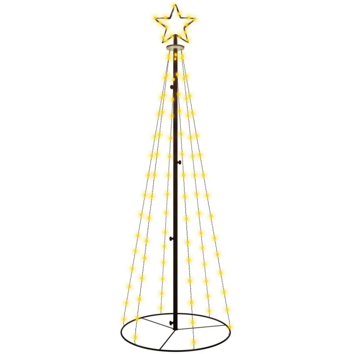 Julgranskon varmvit 108 LEDs 70x180 cm vidaXL 180 x 70 cm – bild 2