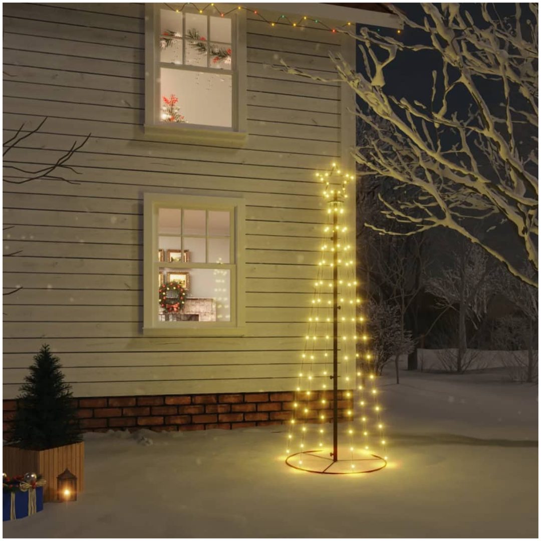 Julgranskon varmvit 108 LEDs 70x180 cm vidaXL 180 x 70 cm