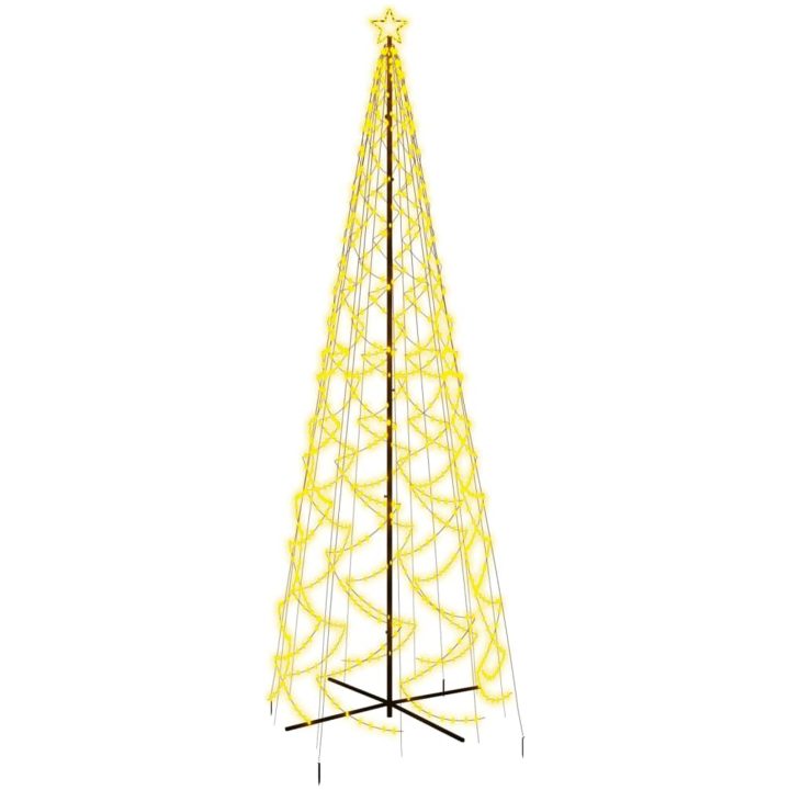 Julgranskon varmvit 1400 LEDs 160x500 cm vidaXL 500 x 160 cm – bild 2