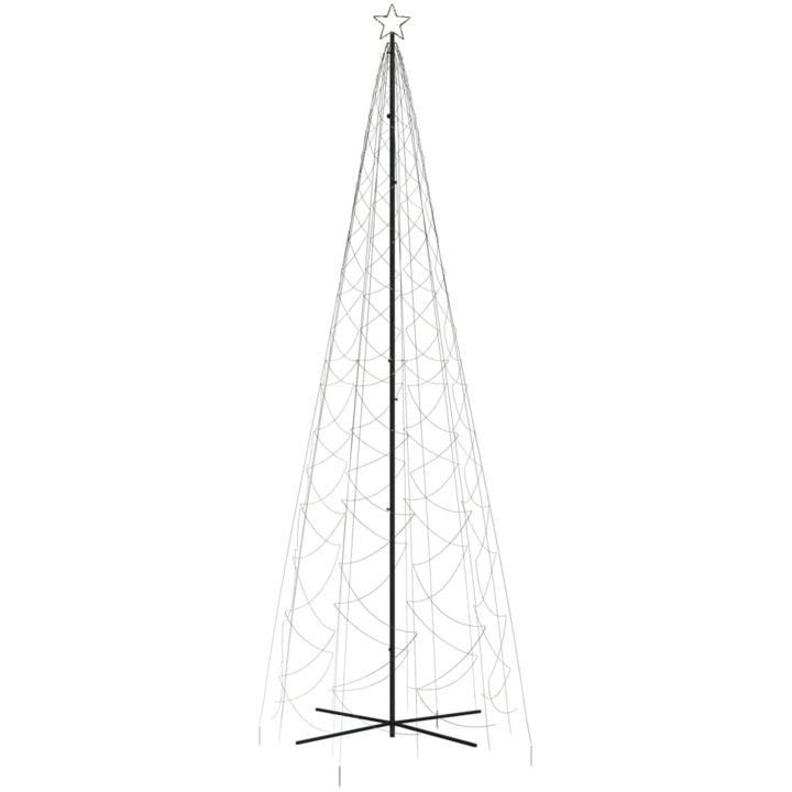 Julgranskon varmvit 1400 LEDs 160x500 cm vidaXL 500 x 160 cm – bild 3