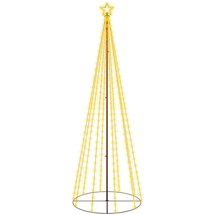 Julgranskon varmvit 310 LEDs 100x300 cm vidaXL 300 x 100 cm – bild 2