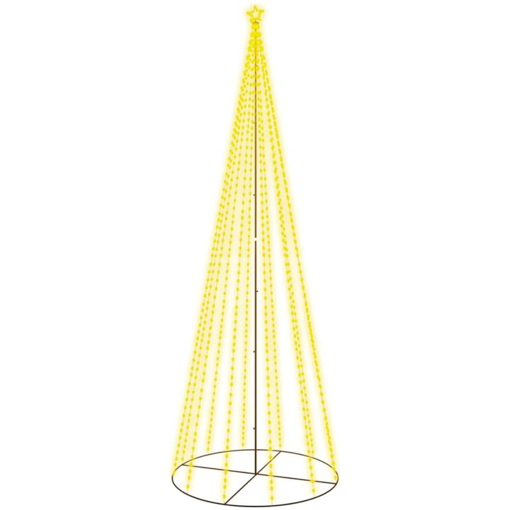 Julgranskon varmvit 732 LEDs 160x500 cm vidaXL 500 x 160 cm – bild 2