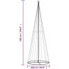 Julgranskon varmvit 732 LEDs 160x500 cm vidaXL 500 x 160 cm – miniatyr 10