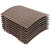 Julgranskrage brun plast vidaXL 65 x 23 cm – miniatyr 3