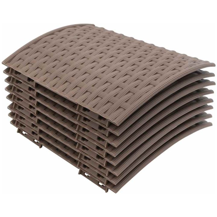 Julgranskrage brun plast vidaXL 65 x 23 cm – bild 3