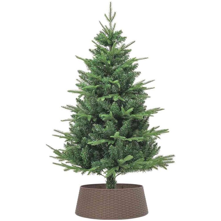Julgranskrage brun plast vidaXL 65 x 23 cm – bild 4