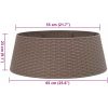 Julgranskrage brun plast vidaXL 65 x 23 cm – miniatyr 9