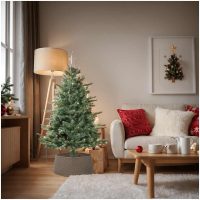 Julgranskrage brun plast vidaXL