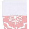 Julgranskrage lyxig med rosa strumpa tyg vidaXL 122 cm – miniatyr 7