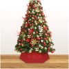 Julgranskrage röd ⌀68x25 cm vidaXL – miniatyr 3