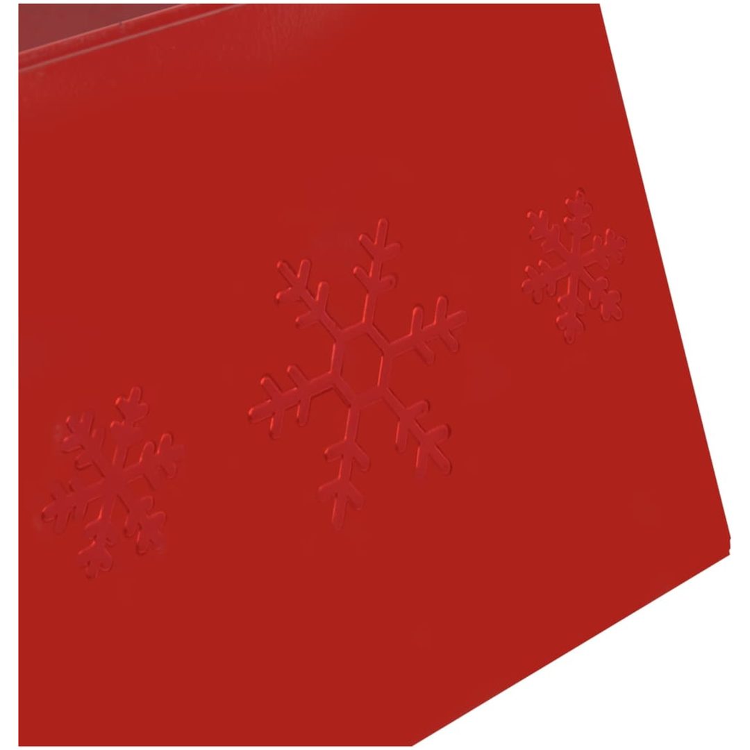 Julgranskrage röd ⌀68x25 cm vidaXL – bild 6