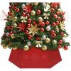 Julgranskrage röd ⌀68x25 cm vidaXL – miniatyr 1