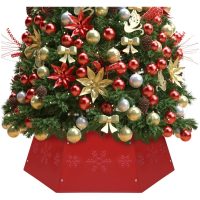 Julgranskrage röd ⌀68x25 cm vidaXL